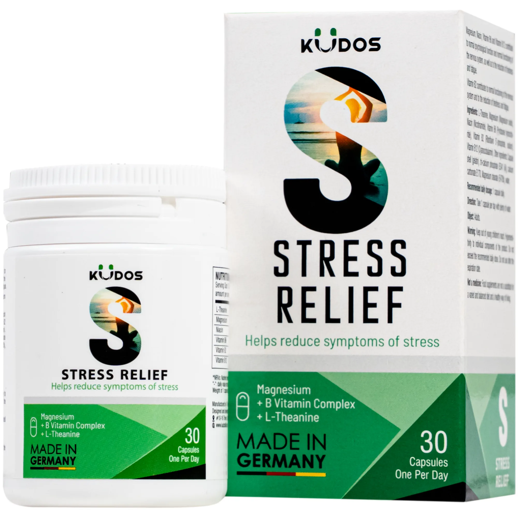 Hình ảnh Viên uống hỗ trợ giảm căng thẳng Kudos stress relief (30 viên)