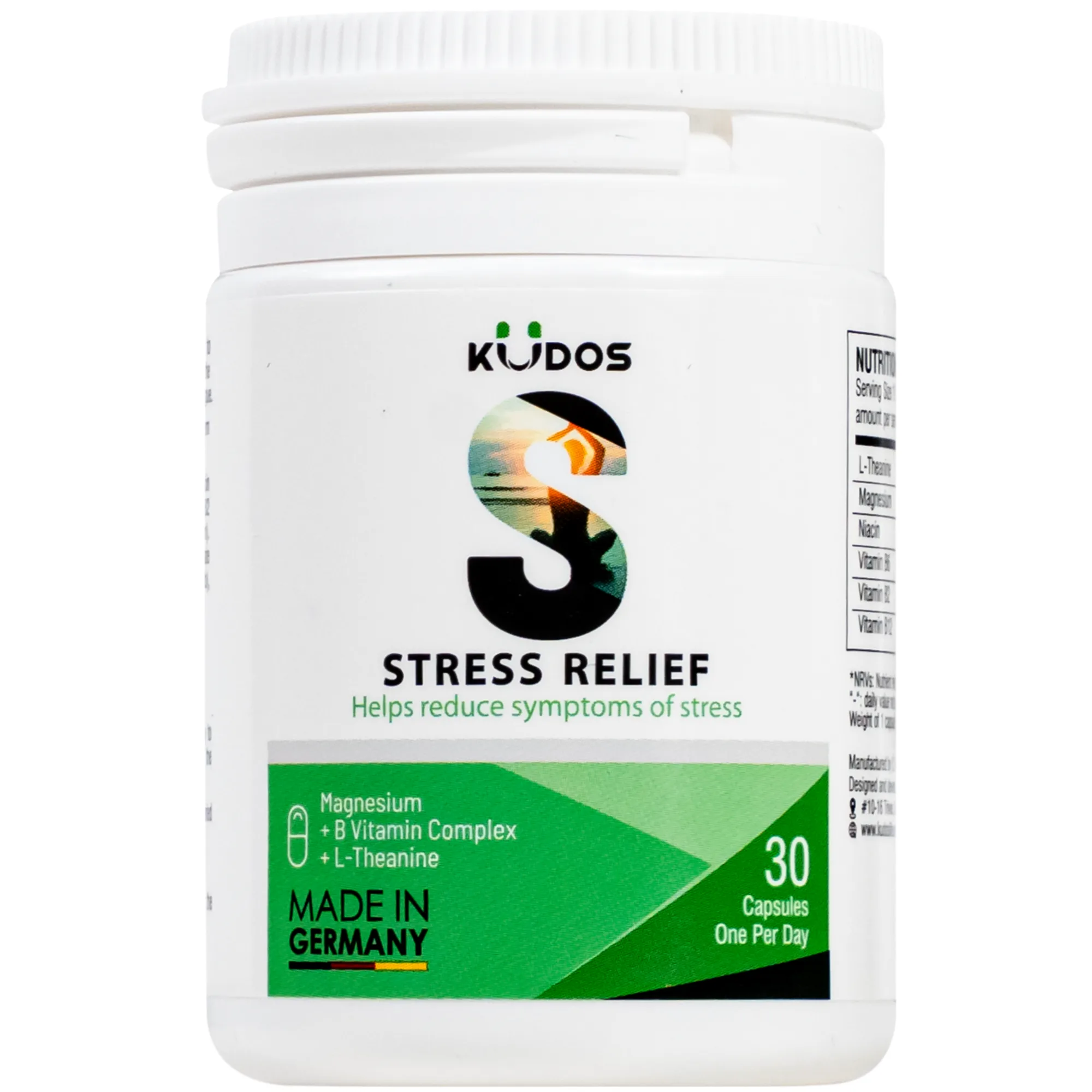 Hình ảnh Viên uống hỗ trợ giảm căng thẳng Kudos stress relief (30 viên)