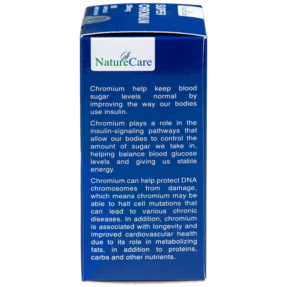 Hình ảnh Viên uống Super Chromium 250mcg NatureCare cân bằng đường huyết, giảm cholesterol (90 viên)