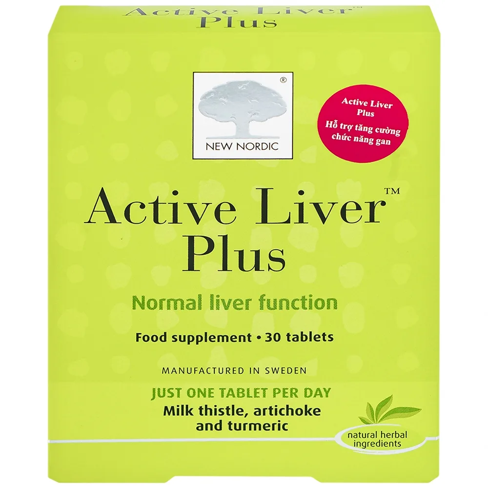 Hình ảnh Viên uống Active Liver Plus New Nordic hỗ trợ tăng cường chức năng gan (2 vỉ x 15 viên)