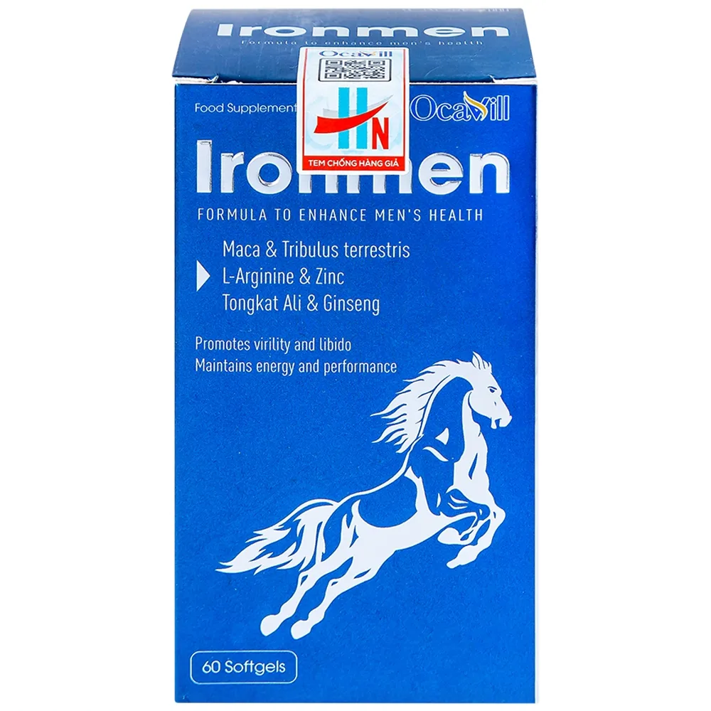 Hình ảnh Viên uống Ironmen Ocavill hỗ trợ tăng cường sinh lý nam giới (60 viên)