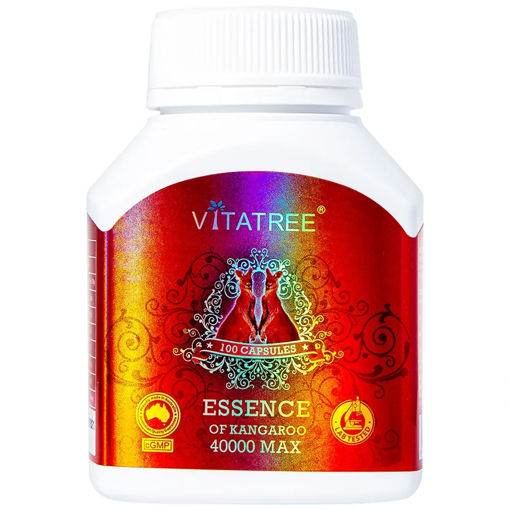 Hình ảnh Viên uống Essence Of Kangaroo 40000 Max Vitatree bổ sung các acid amin, hỗ trợ cải thiện sức khỏe (100 viên)