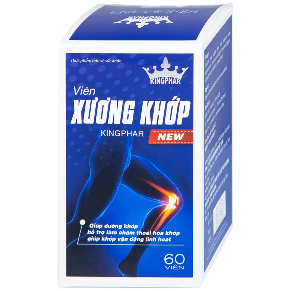 Hình ảnh Viên Xương Khớp Kingphar New giúp dưỡng khớp, hỗ trợ làm chậm thoái hóa khớp (60 viên) 