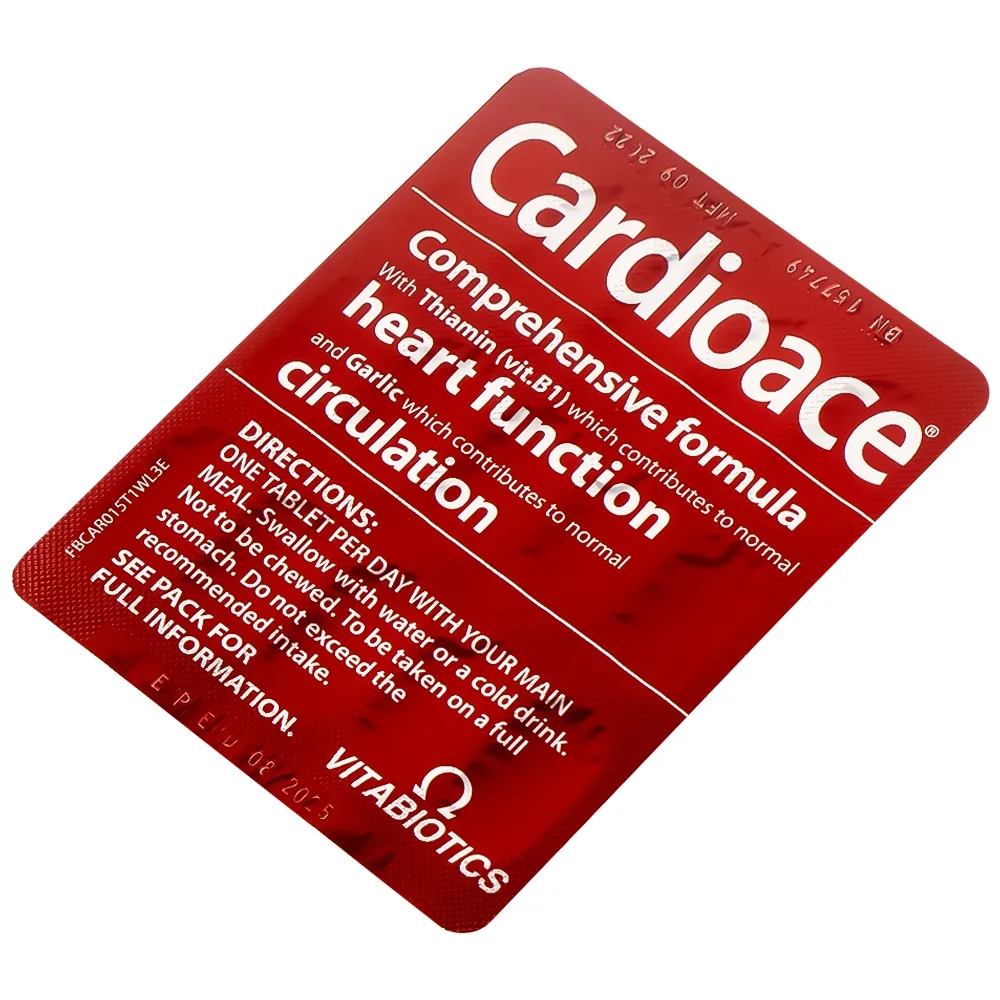 Hình ảnh Thực phẩm bảo vệ sức khoẻ Cardioace bổ sung vitamin và khoáng chất cần thiết (2 vỉ x 15 viên)