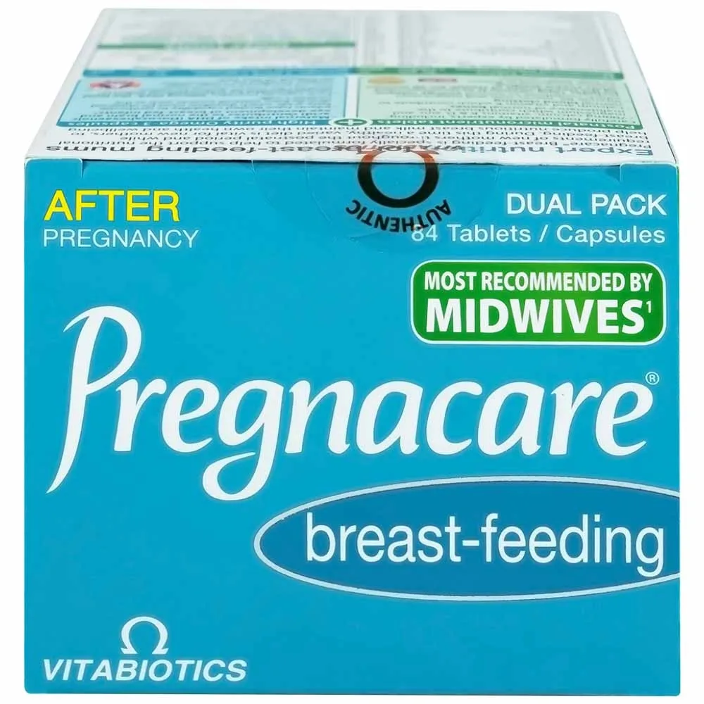 Hình ảnh Viên uống Pregnacare Breast Feeding Vitabiotics bổ sung vitamin và khoáng chất cho phụ nữ cho con bú (6 vỉ x 14 viên)