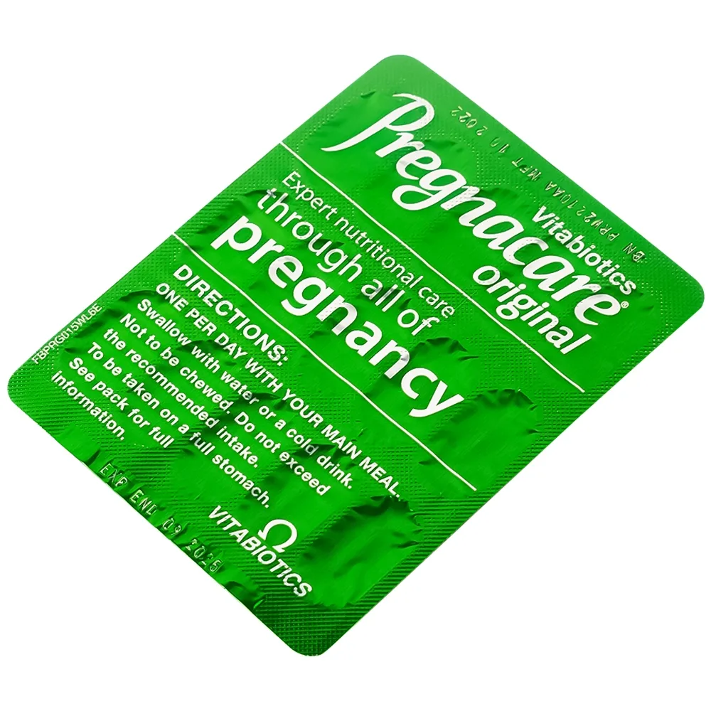 Hình ảnh Thực phẩm bảo vệ sức khoẻ Pregnacare Original giúp bổ sung vitamin và khoáng chất cho phụ nữ mang thai và cho con bú (2 vỉ x 15 viên)