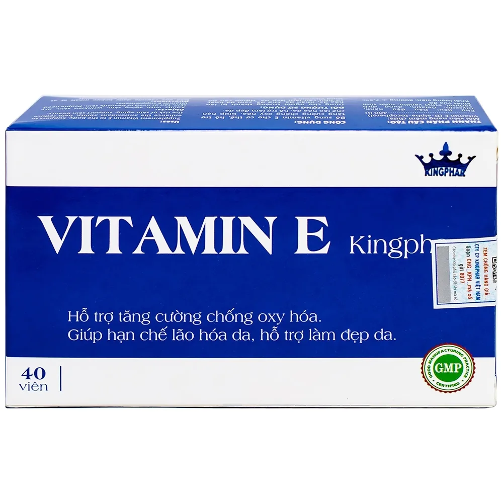 Hình ảnh Thực phẩm bảo vệ sức khỏe Vitamin E Kingphar