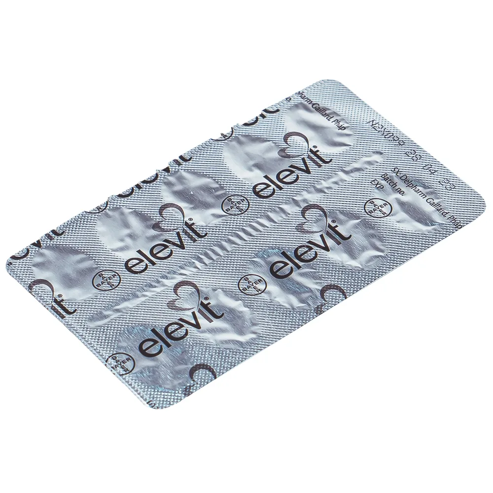 Hình ảnh Viên uống Elevit Bayer hỗ trợ tăng cường sức khỏe, nâng cao sức đề kháng cho thai kỳ (3 vỉ x 10 viên)