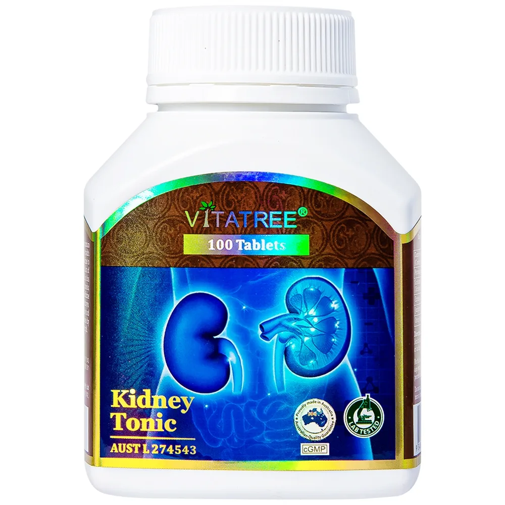 Hình ảnh Viên uống Vitatree Kidney Tonic hỗ trợ bổ thận, tăng cường chức năng thận (100 viên)