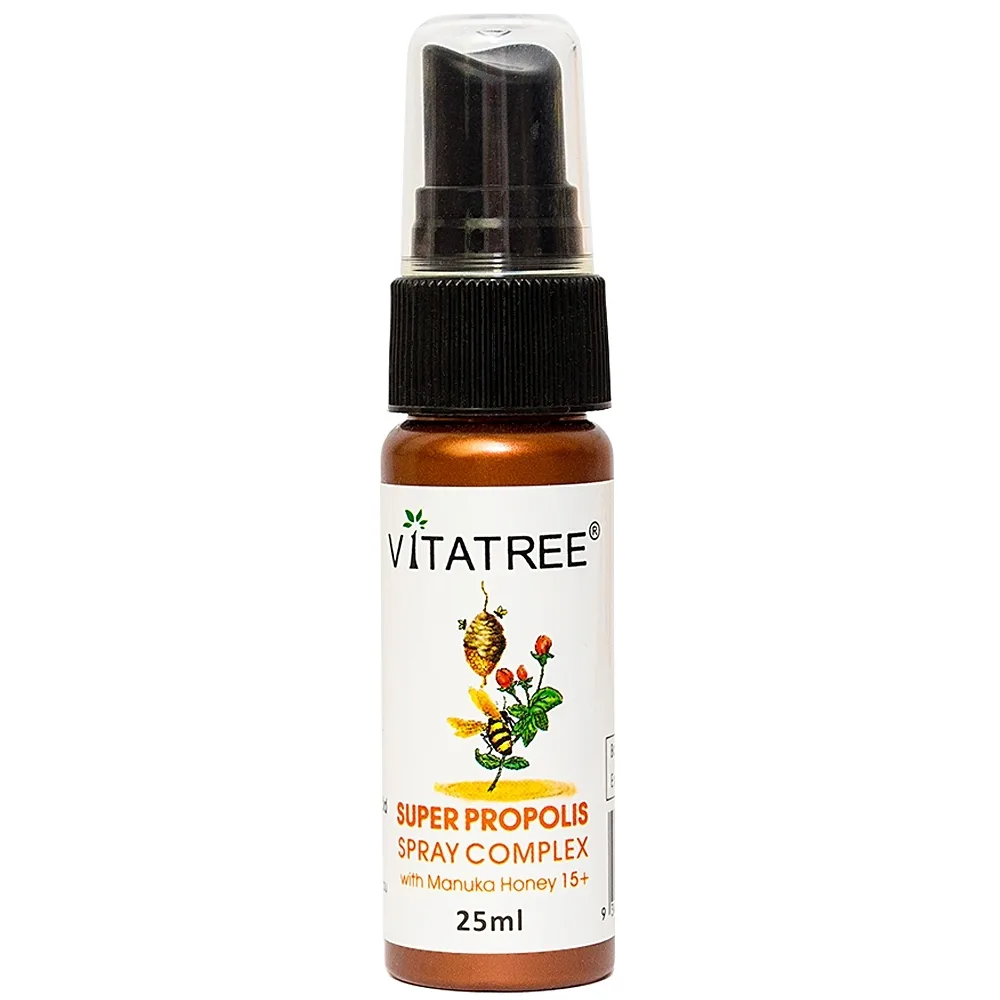 Hình ảnh Keo ong Super Propolis Spray Complex Vitatree chống oxy hóa, hỗ trợ bảo vệ cơ thể (25ml) 