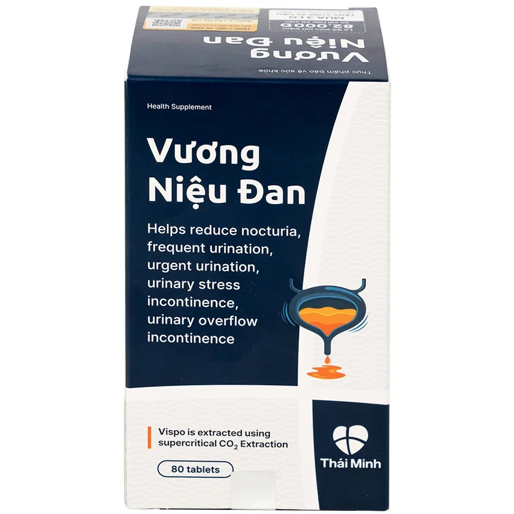 Hình ảnh Viên nén Vương Niệu Đan Thái Minh hỗ trợ giảm tình trạng tiểu đêm, tiểu nhiều lần, tiểu gấp (80 viên)