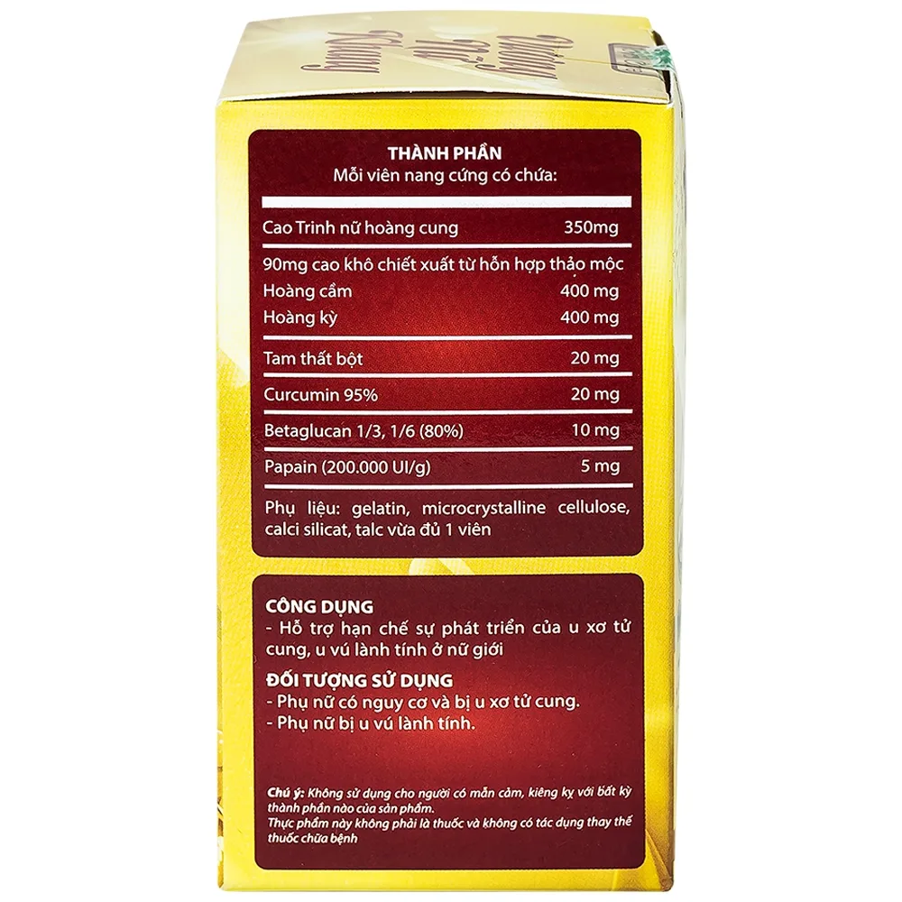 Hình ảnh Viên nang cứng Vương Nữ Khang Royal Care hỗ trợ hạn chế sự phát triển u xơ tử cung, u vú lành tính (60 viên)