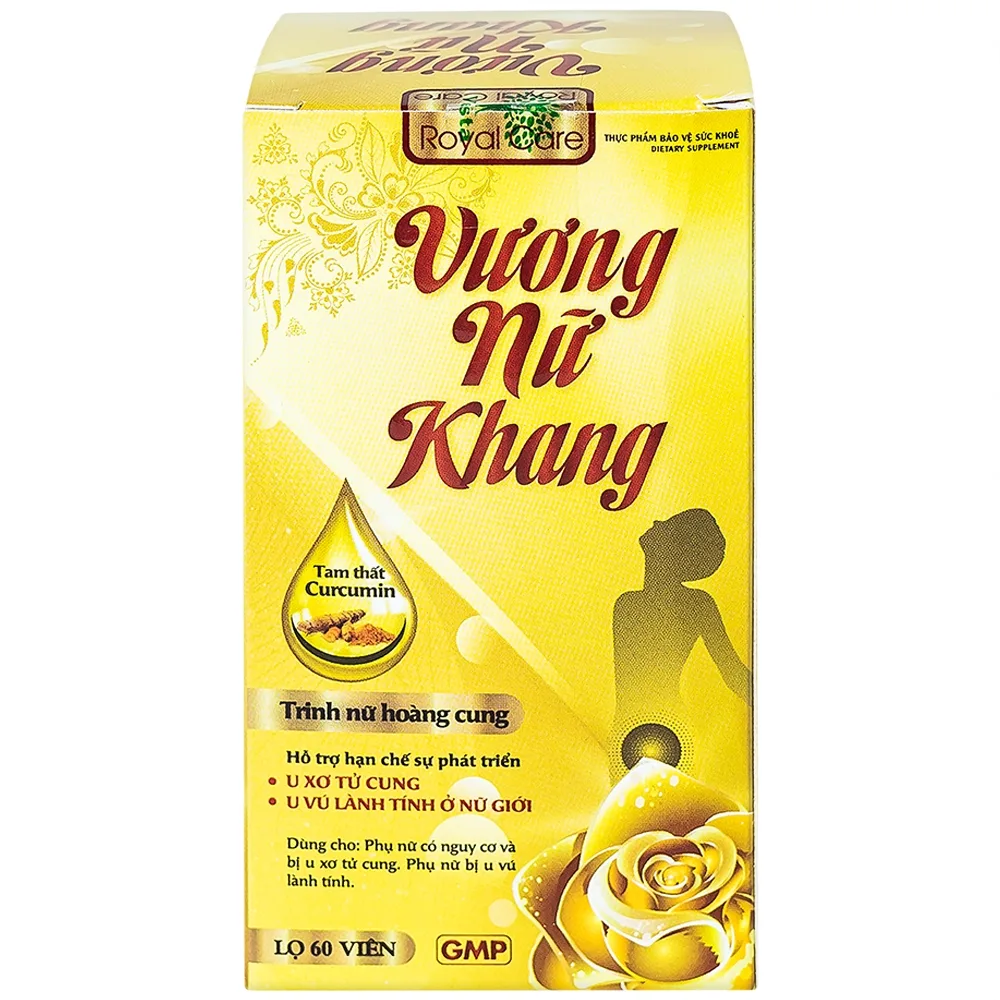 Hình ảnh Viên nang cứng Vương Nữ Khang Royal Care hỗ trợ hạn chế sự phát triển u xơ tử cung, u vú lành tính (60 viên)
