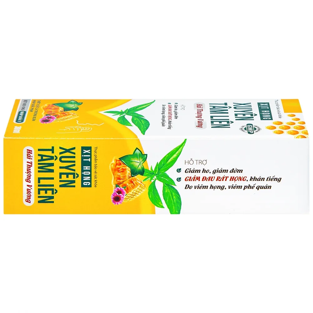 Hình ảnh Xịt họng Xuyên Tâm Liên Hải Thượng Vương hỗ trợ giảm ho, giảm đờm, giảm đau rát họng, khàn tiếng (30ml)