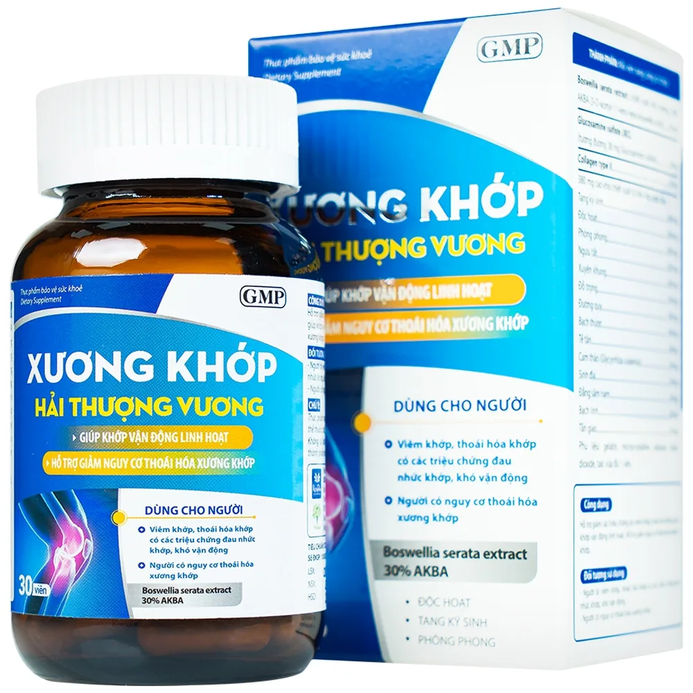 Hình ảnh Viên nang cứng Xương Khớp Hải Thượng Vương hỗ trợ giảm nguy cơ thoái hóa xương khớp (30 viên)