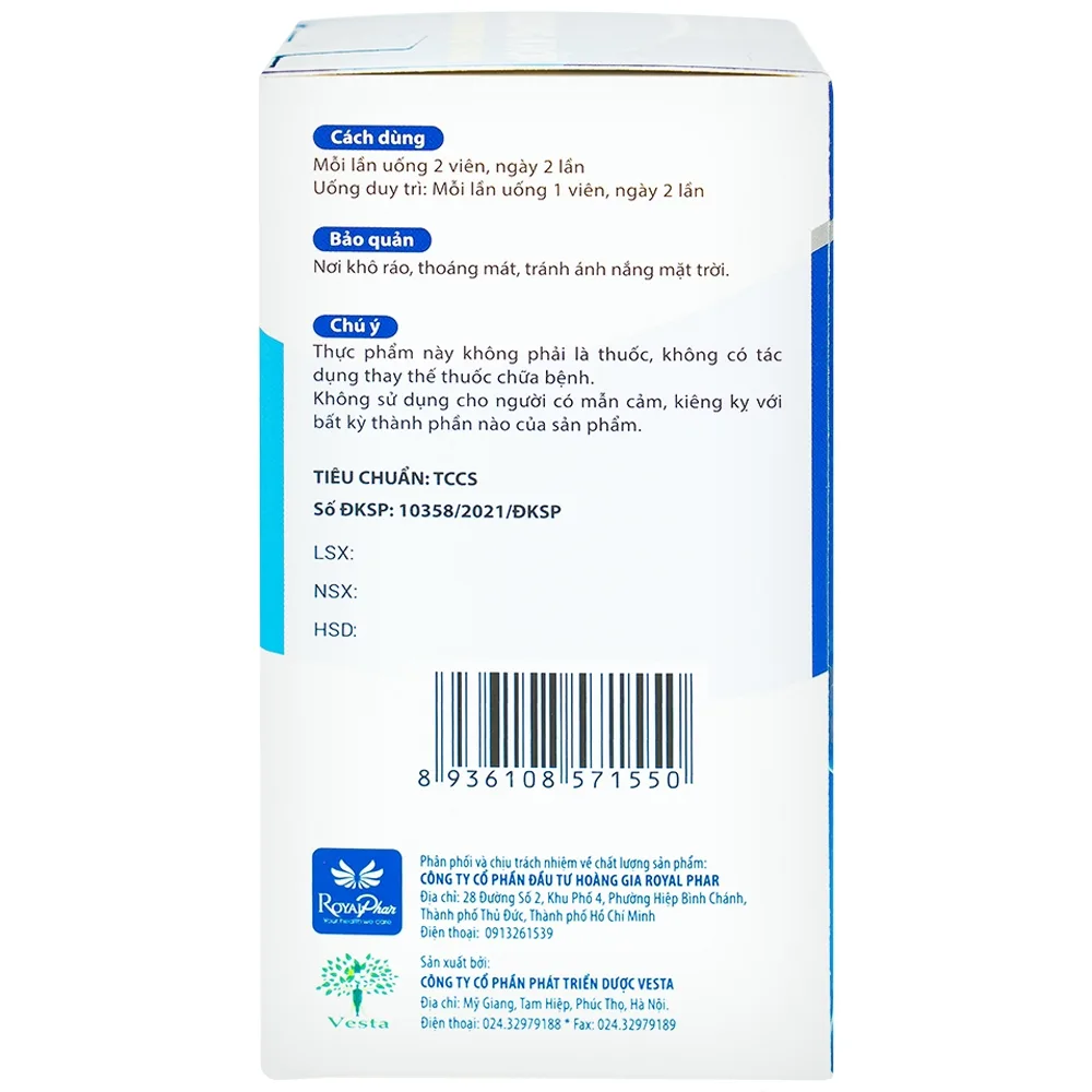 Hình ảnh Viên nang cứng Xương Khớp Hải Thượng Vương hỗ trợ giảm nguy cơ thoái hóa xương khớp (30 viên)