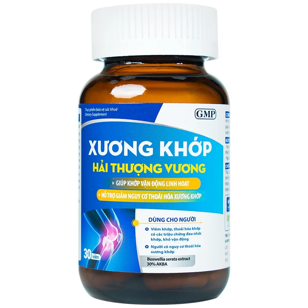 Hình ảnh Viên nang cứng Xương Khớp Hải Thượng Vương hỗ trợ giảm nguy cơ thoái hóa xương khớp (30 viên)