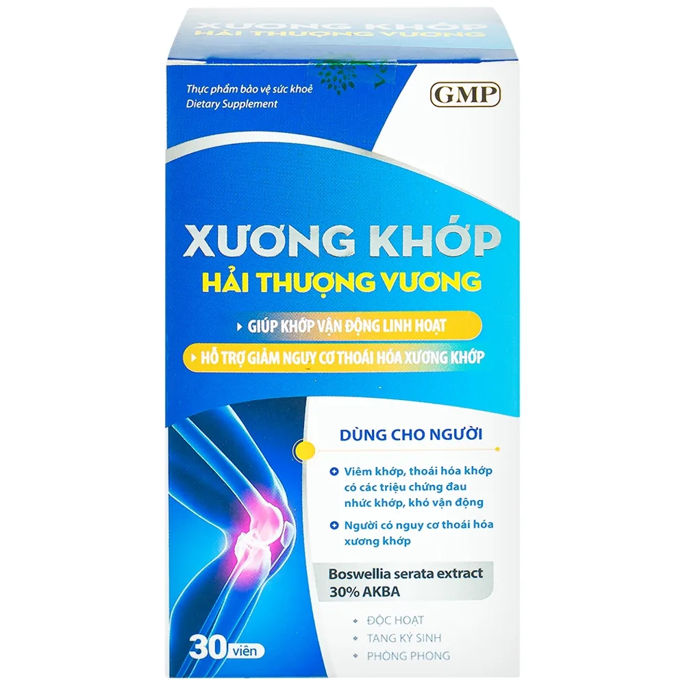 Hình ảnh Viên nang cứng Xương Khớp Hải Thượng Vương hỗ trợ giảm nguy cơ thoái hóa xương khớp (30 viên)