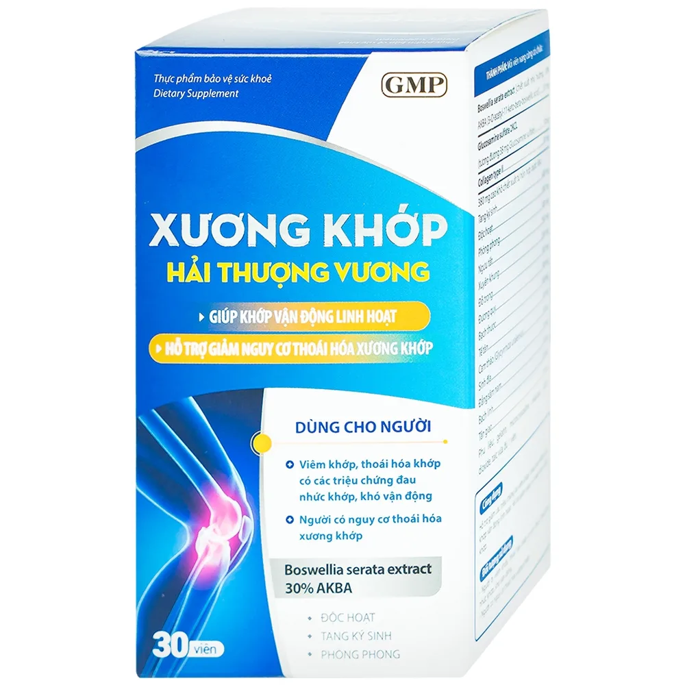 Hình ảnh Viên nang cứng Xương Khớp Hải Thượng Vương hỗ trợ giảm nguy cơ thoái hóa xương khớp (30 viên)
