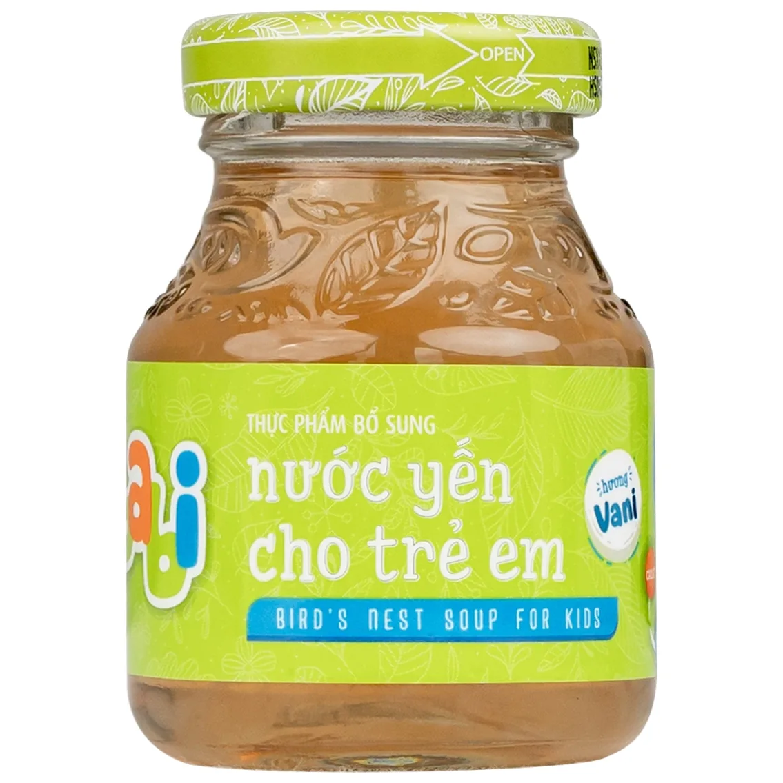 Hình ảnh Nước Yến Sào Green Bird Babi hương vani giúp tăng cường đề kháng và hệ miễn dịch (4 hũ x 72g)
