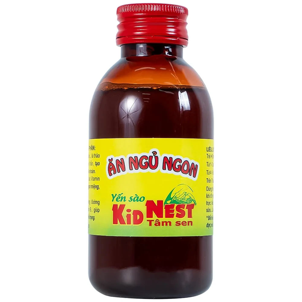 Hình ảnh Giúp bồi bổ sức khỏe cho trẻ Yến sào Kid Nest Tâm Sen (150ml)