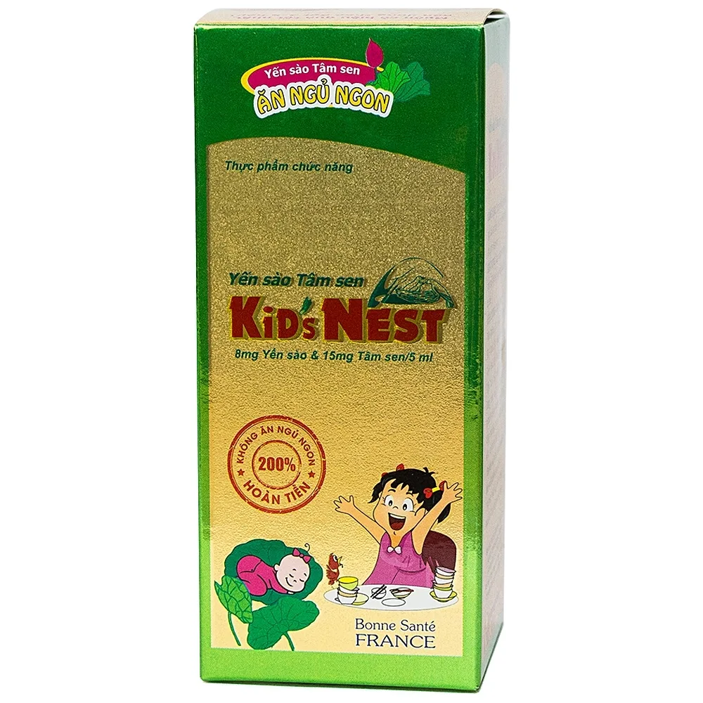 Hình ảnh Yến sào Kid's Nest Tâm Sen 120ml Good Health giúp an thần, tạo giác ngủ sâu tự nhiên