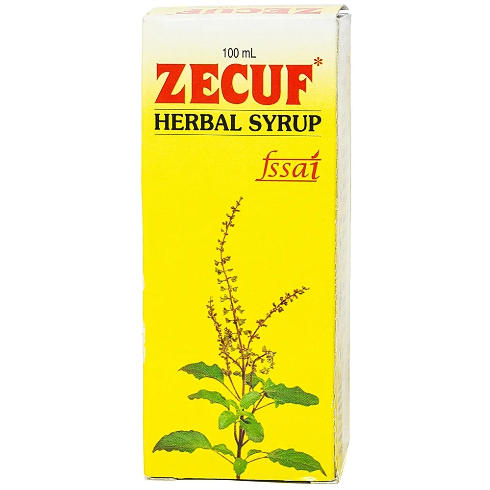 Hình ảnh Siro Zecuf Herbal Syrup hỗ trợ bổ phế, giảm ho, làm dịu mát cổ họng (100ml)