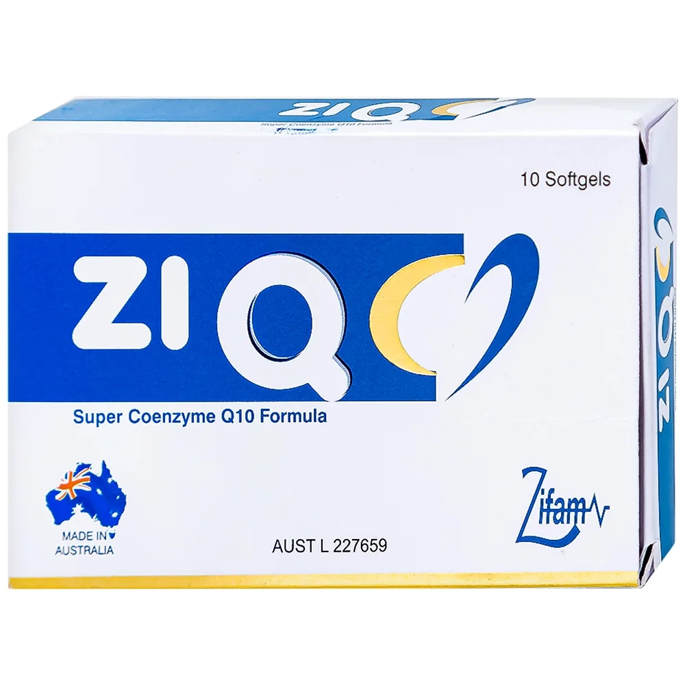 Hình ảnh Viên nang Zi Q Zifam hạn chế quá trình lão hoá, giảm nguy cơ tim mạch do xơ vữa động mạch (1 vỉ x 10 viên)