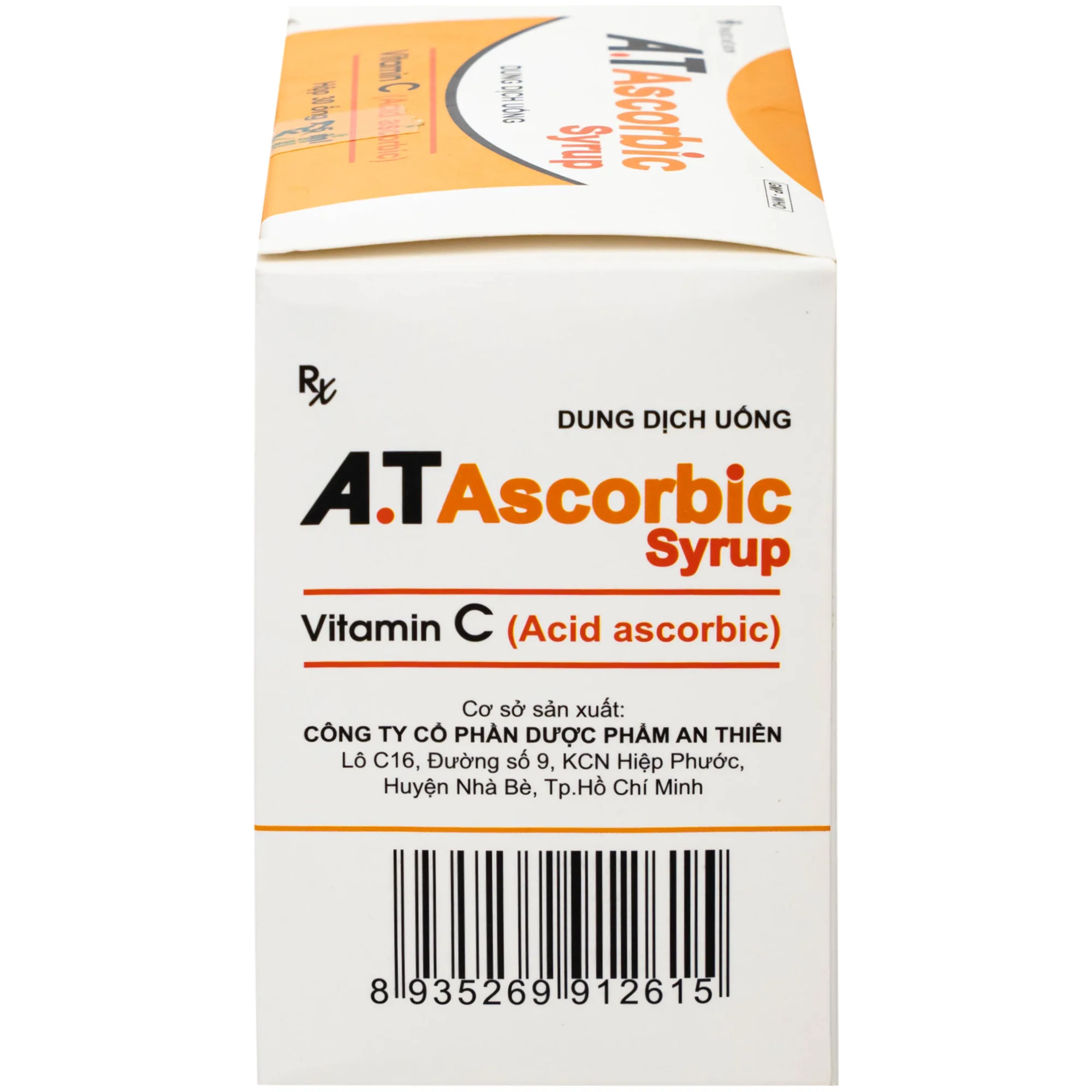 Hình ảnh Siro A.T Ascorbic An Thiên Bổ sung vitamin C, Phòng và Điều trị bệnh scorbut (30 ống x 5ml)