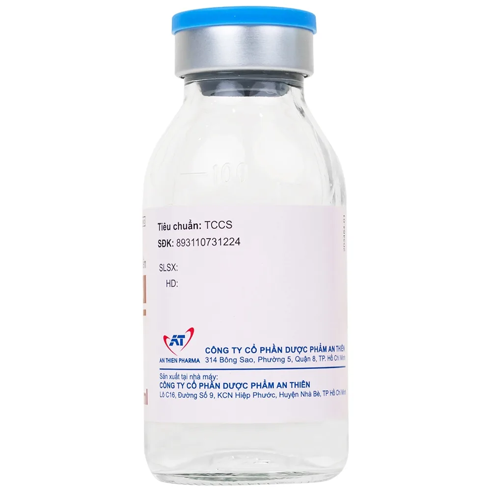 Hình ảnh Dung dịch tiêm truyền A.T Cetam 200mg/ml An Thiên điều trị triệu chứng của hội chứng tâm thần (60ml)