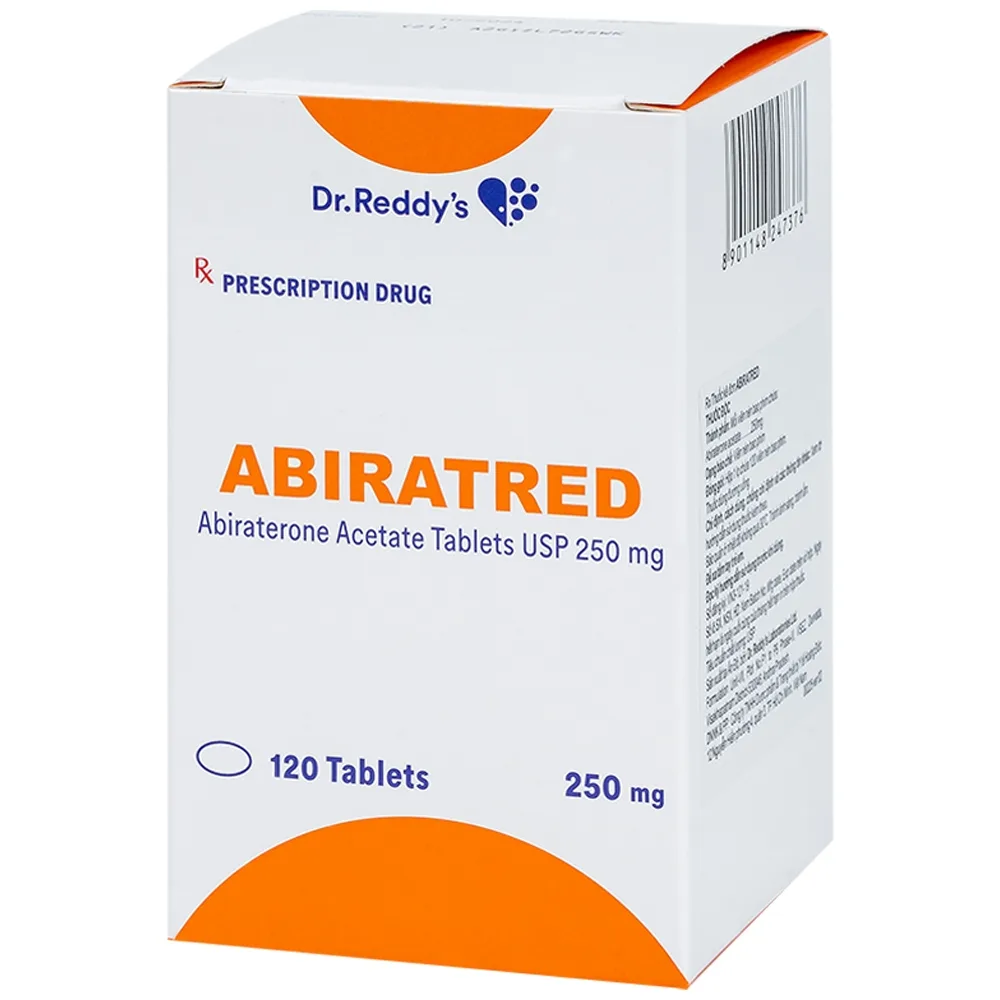Hình ảnh Thuốc Abiratred Dr. Reddy điều trị bệnh ung thư tiền liệt tuyến (120 viên)