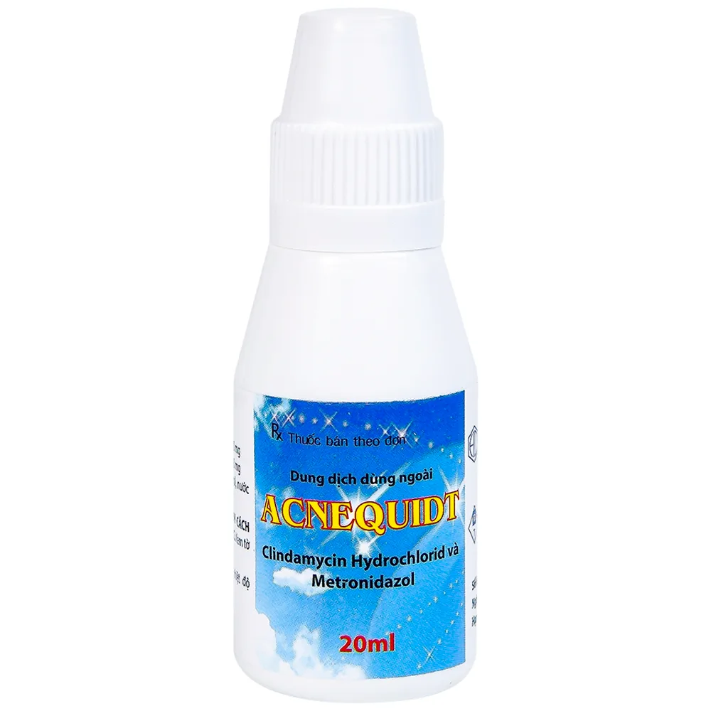 Hình ảnh Dung dịch dùng ngoài Acnequidt Hóa Dược điều trị bệnh trứng cá (20ml)