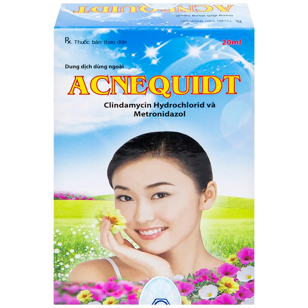 Hình ảnh Dung dịch dùng ngoài Acnequidt Hóa Dược điều trị bệnh trứng cá (20ml)