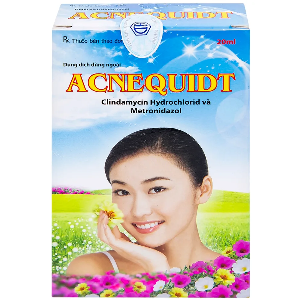 Hình ảnh Dung dịch dùng ngoài Acnequidt Hóa Dược điều trị bệnh trứng cá (20ml)