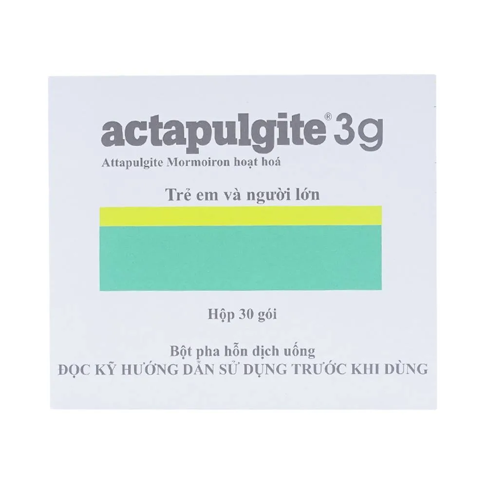 Hình ảnh Bột pha dung dịch uống Actapulgite 3g Beaufour Ipsen điều trị tiêu chảy và chướng bụng (30 gói)
