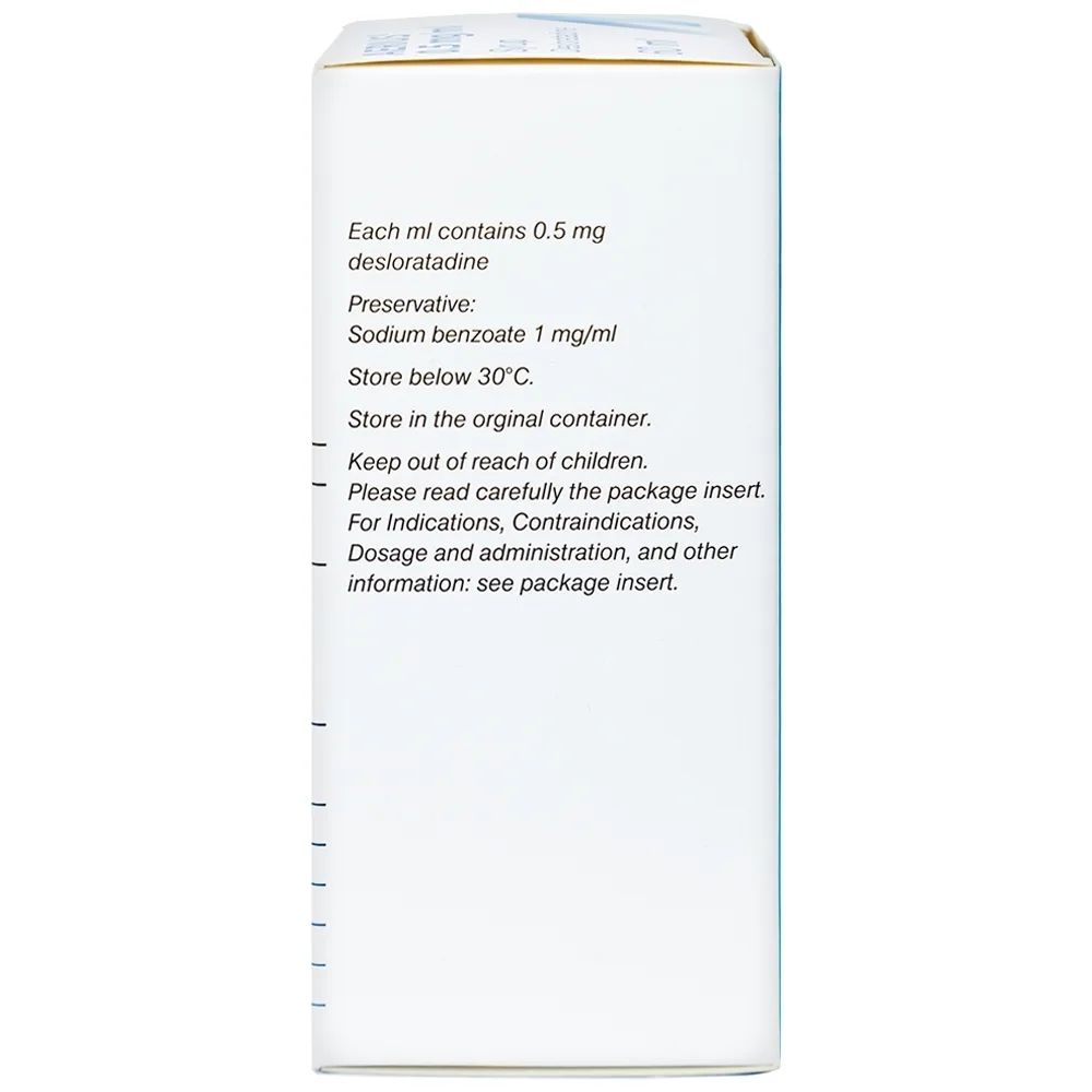 Hình ảnh Siro Aerius MSD giảm nhanh các triệu chứng viêm mũi dị ứng, mày đay (60ml)