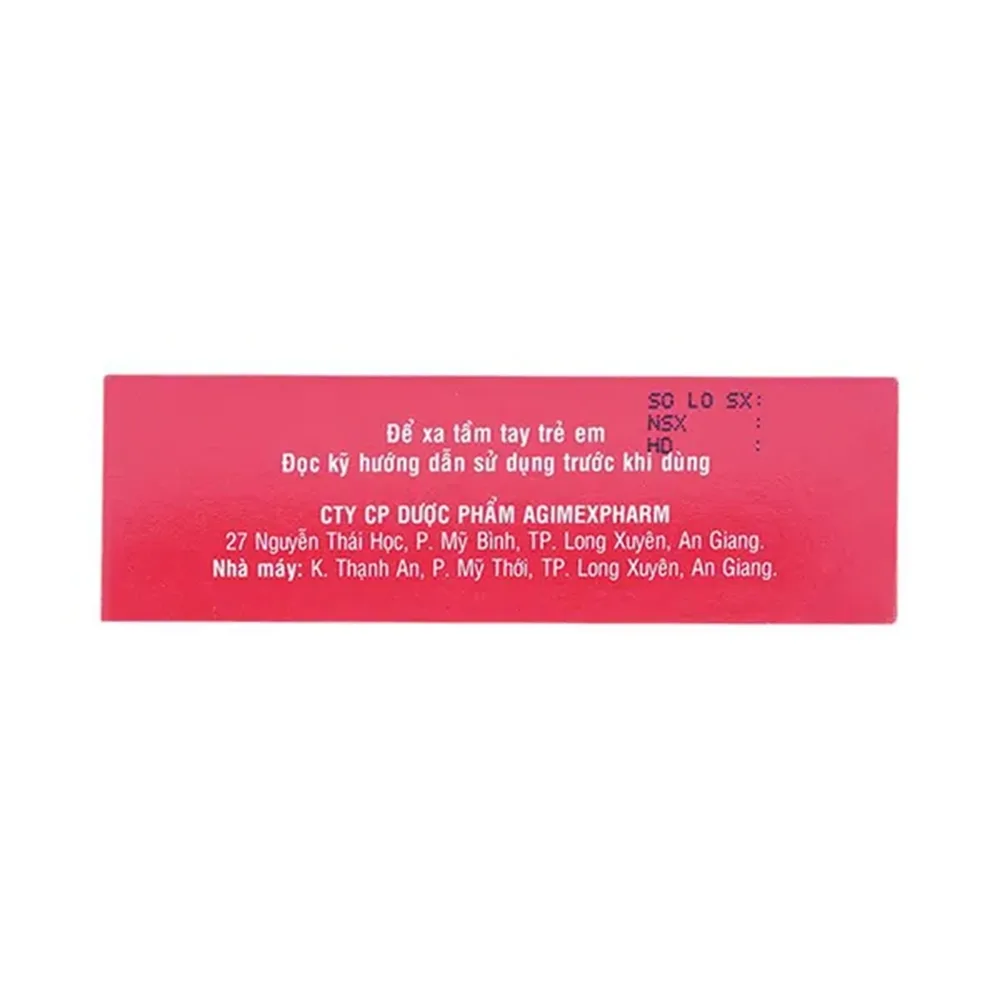 Hình ảnh Thuốc Agdicerin 50mg Agimexpharm điều trị triệu chứng các bệnh thoái hóa khớp hông, gối (3 vỉ x 10 viên)