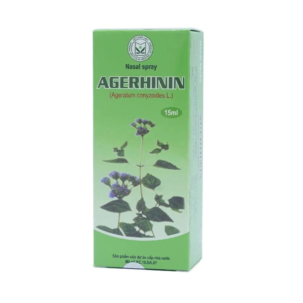 Hình ảnh Thuốc xịt mũi Agerhinin điều trị viêm mũi nhiễm trùng, viêm mũi, viêm xoang dị ứng (15ml)