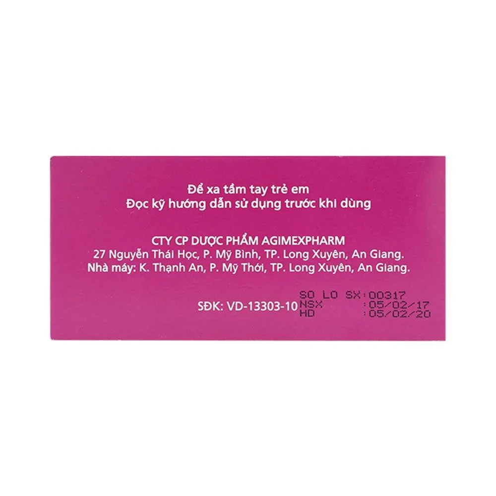 Hình ảnh Thuốc Agicetam 400 Agimexpharm điều trị triệu chứng chóng mặt (10 vỉ x 10 viên)