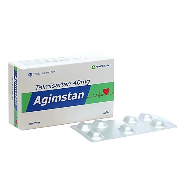 Hình ảnh Thuốc Agimstan Agimexpharm điều trị tăng huyết áp (4 vỉ x 7 viên)