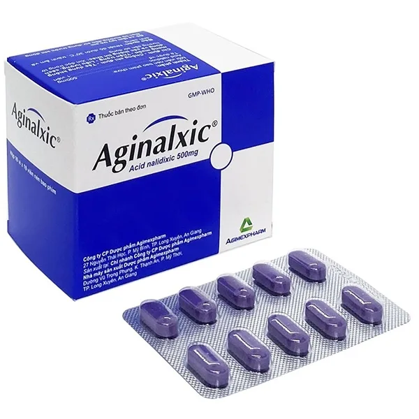Hình ảnh Thuốc Aginalxic Agimexpharm điều trị nhiễm khuẩn đường tiết niệu (10 vỉ x 10 viên)