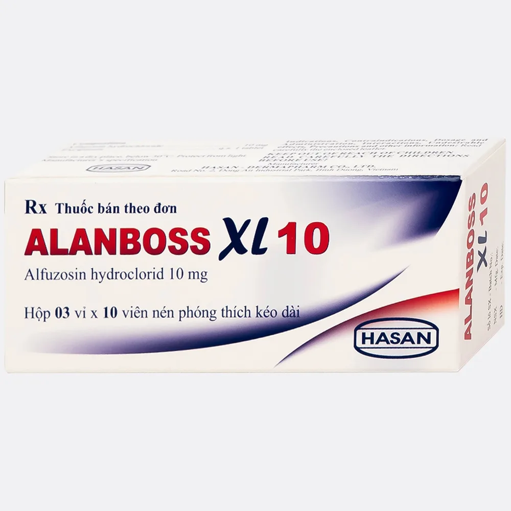 Hình ảnh Thuốc AlanBoss XL 10 Hasan điều trị các triệu chứng của phì đại tuyến tiền liệt lành tính (3 vỉ x 10 viên)