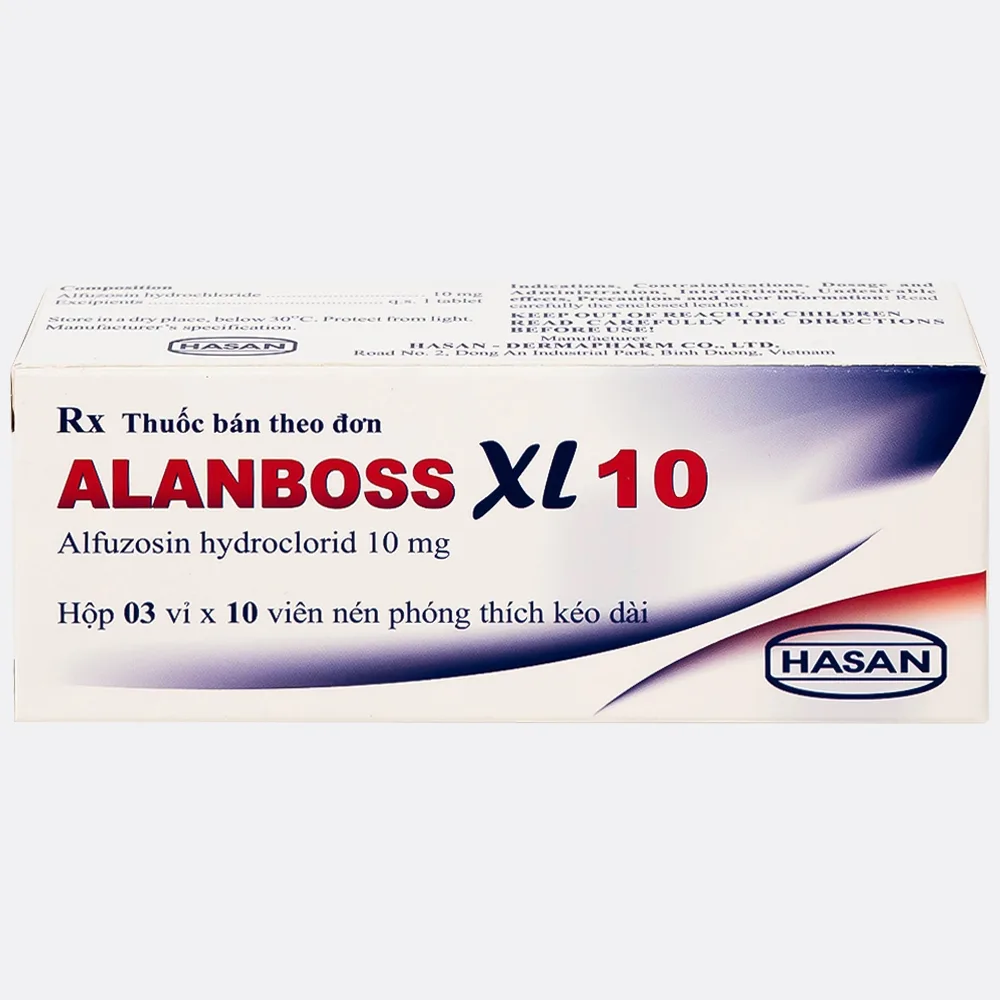 Hình ảnh Thuốc AlanBoss XL 10 Hasan điều trị các triệu chứng của phì đại tuyến tiền liệt lành tính (3 vỉ x 10 viên)