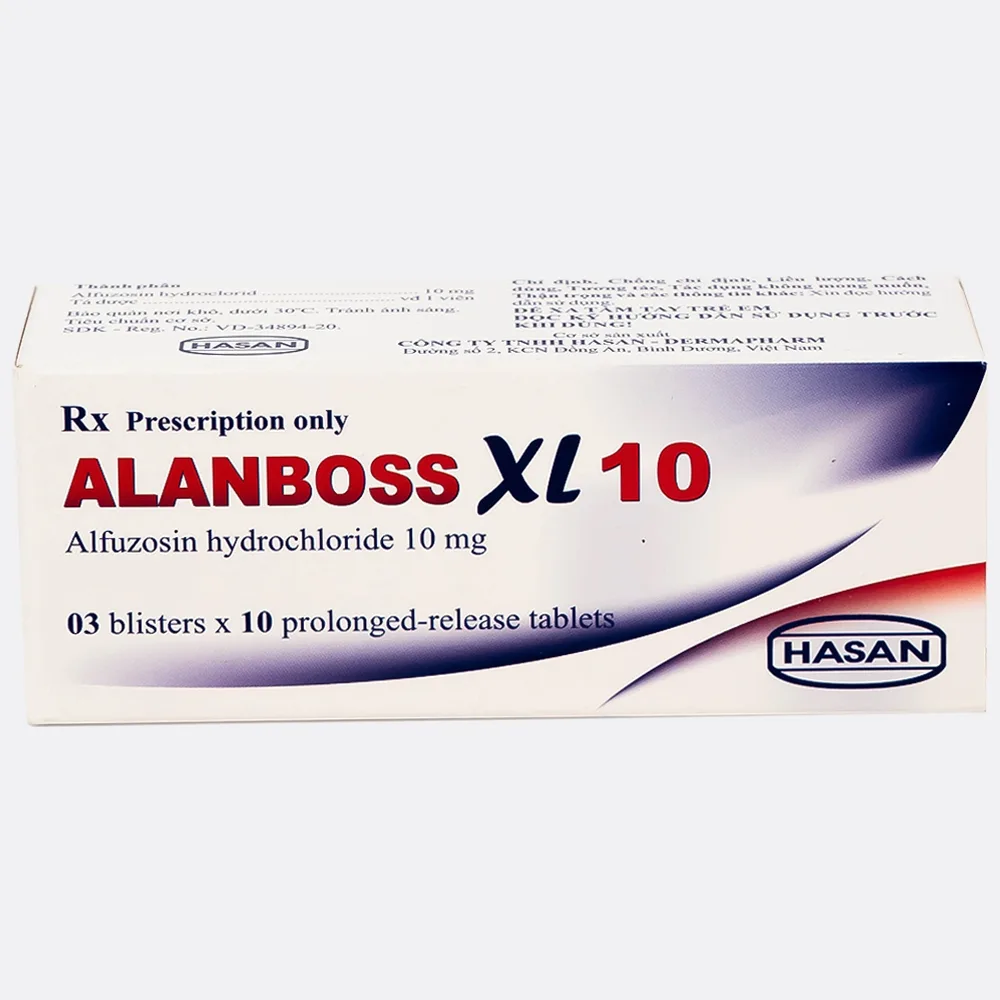 Hình ảnh Thuốc AlanBoss XL 10 Hasan điều trị các triệu chứng của phì đại tuyến tiền liệt lành tính (3 vỉ x 10 viên)