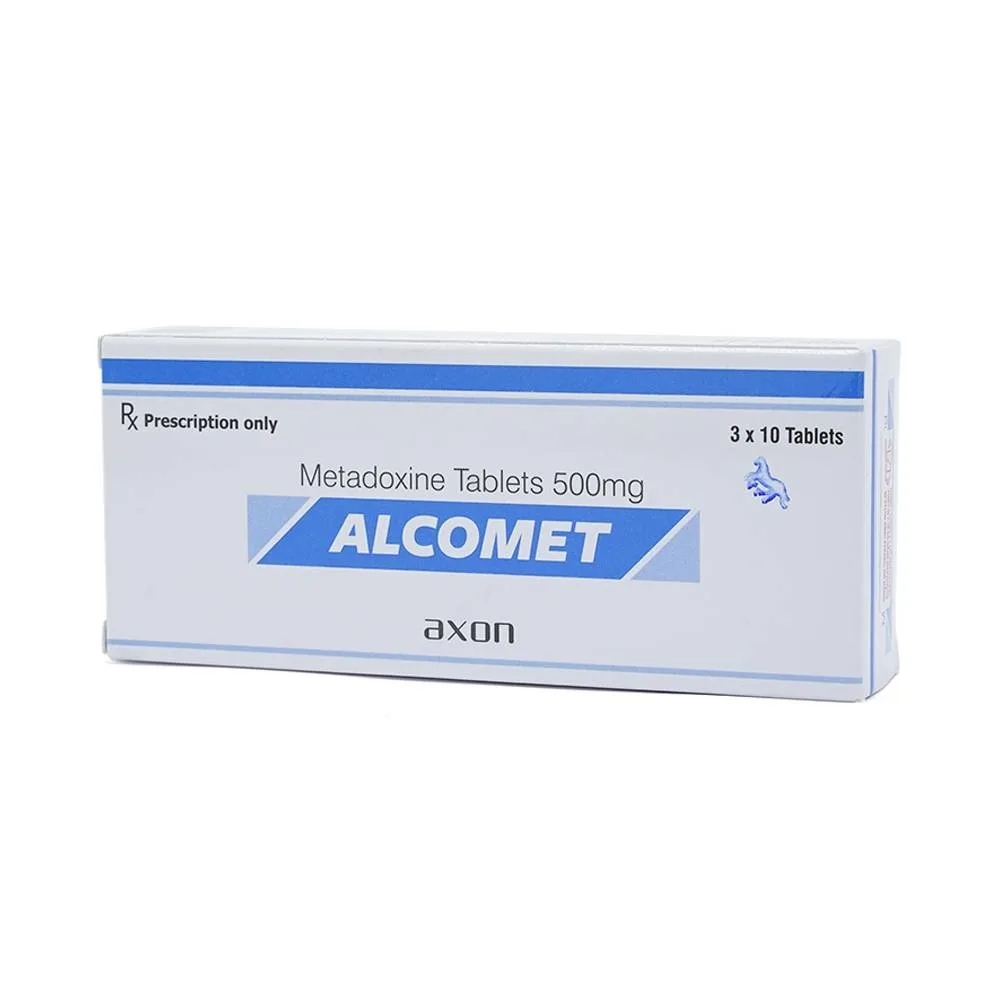 Hình ảnh Thuốc Alcomet Axon điều trị nhiễm độc rượu cấp tính, gan nhiễm mỡ do rượu (3 vỉ x 10 viên)