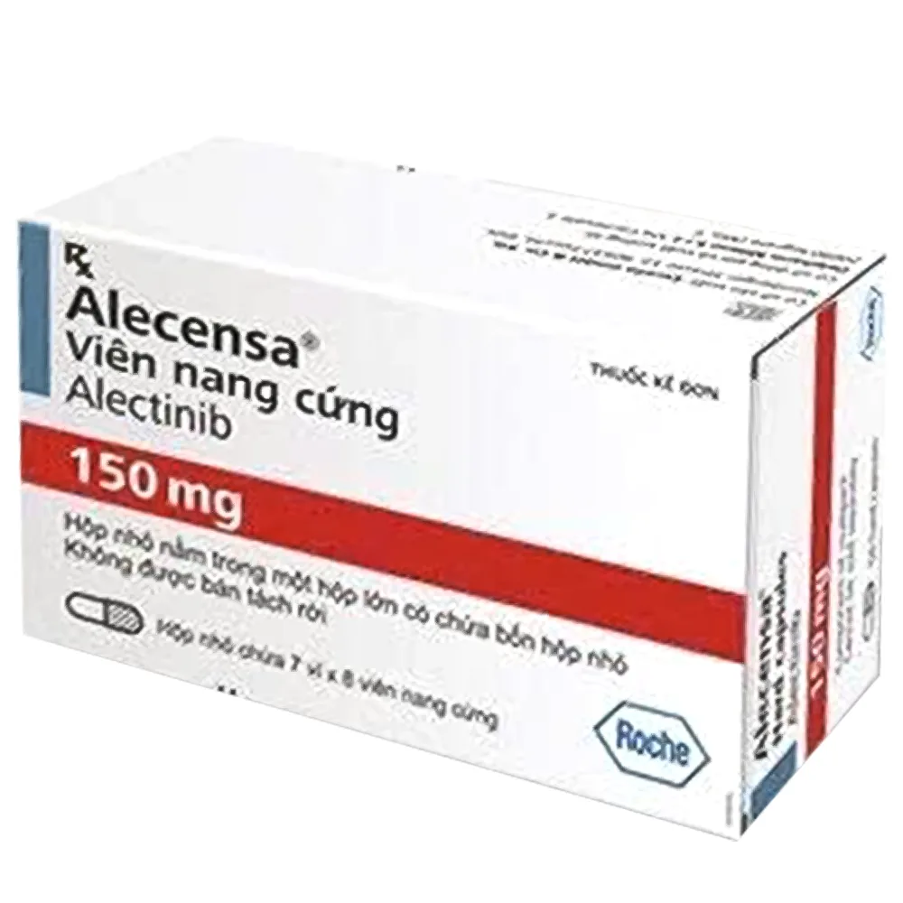 Hình ảnh Thuốc Alecensa 150mg Roche hỗ trợ điều trị ung thư phổi (28 vỉ x 8 viên)
