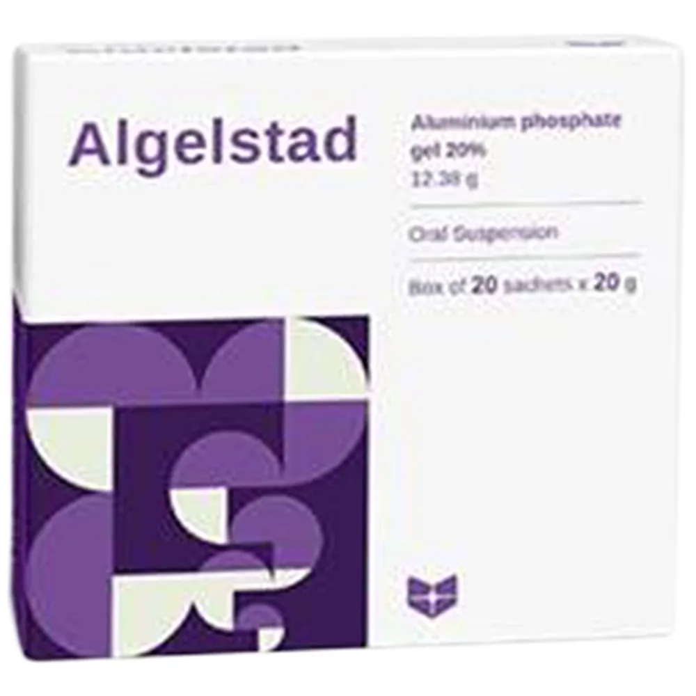 Hình ảnh Hỗn dịch uống Algelstad 12.38g Stella điều trị viêm thực quản, viêm dạ dày (20 gói x 20 g)