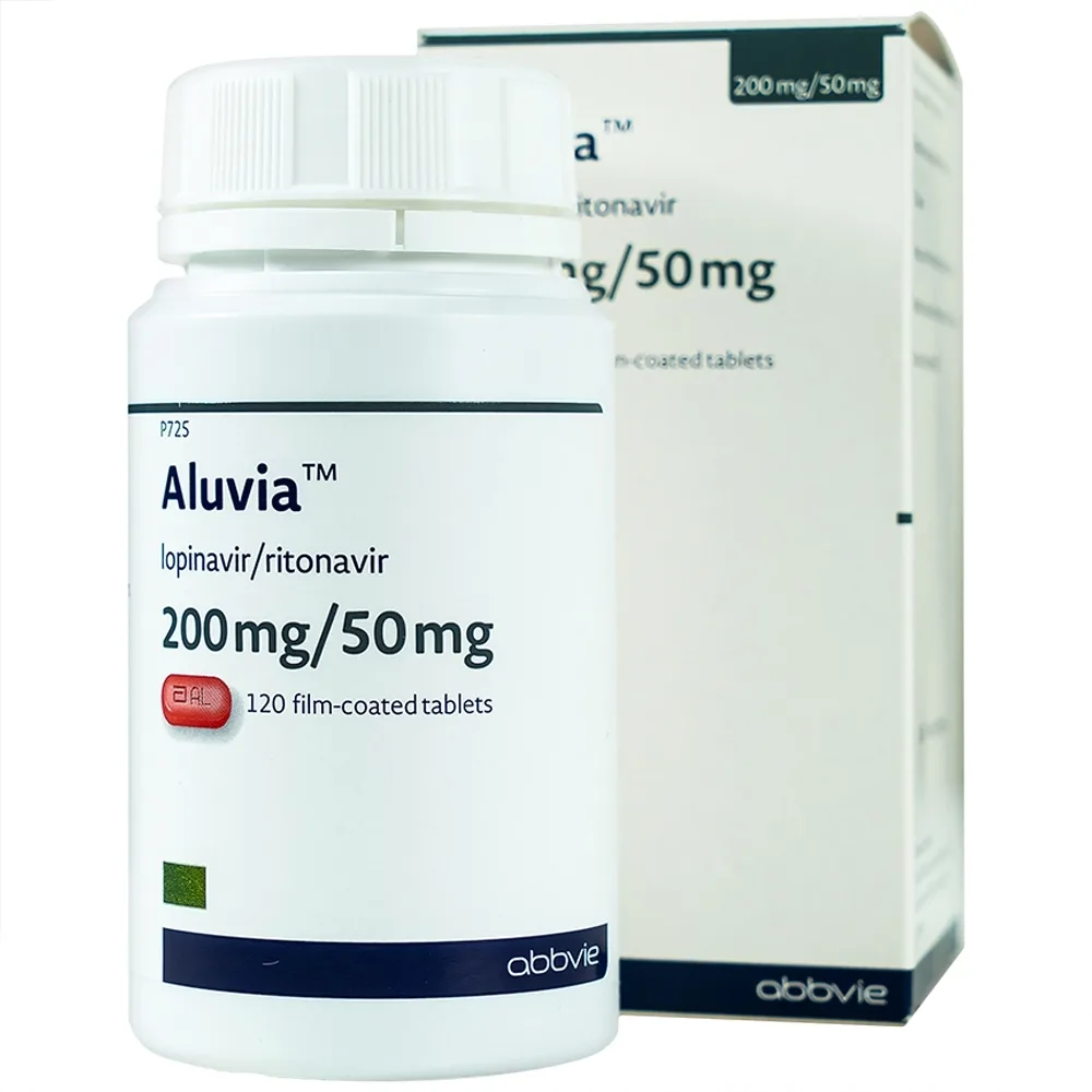 Hình ảnh Thuốc Aluvia 200mg/50mg Abbott hỗ trợ điều trị nhiễm HIV-1 (120 viên)