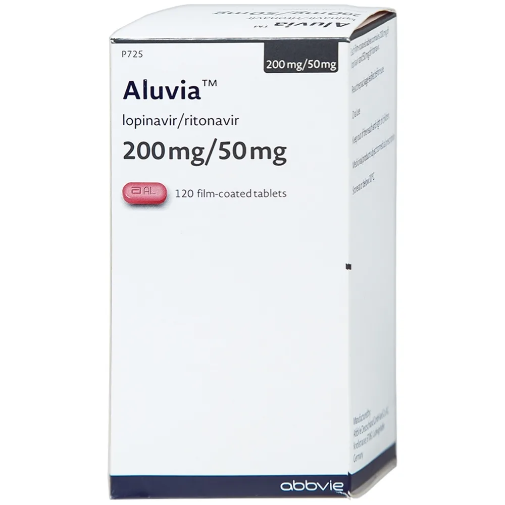 Hình ảnh Thuốc Aluvia 200mg/50mg Abbott hỗ trợ điều trị nhiễm HIV-1 (120 viên)