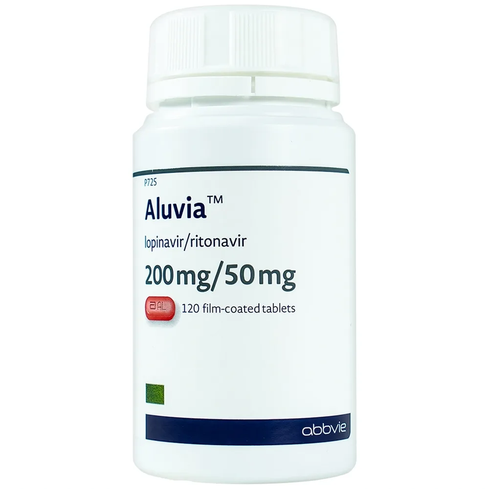 Hình ảnh Thuốc Aluvia 200mg/50mg Abbott hỗ trợ điều trị nhiễm HIV-1 (120 viên)